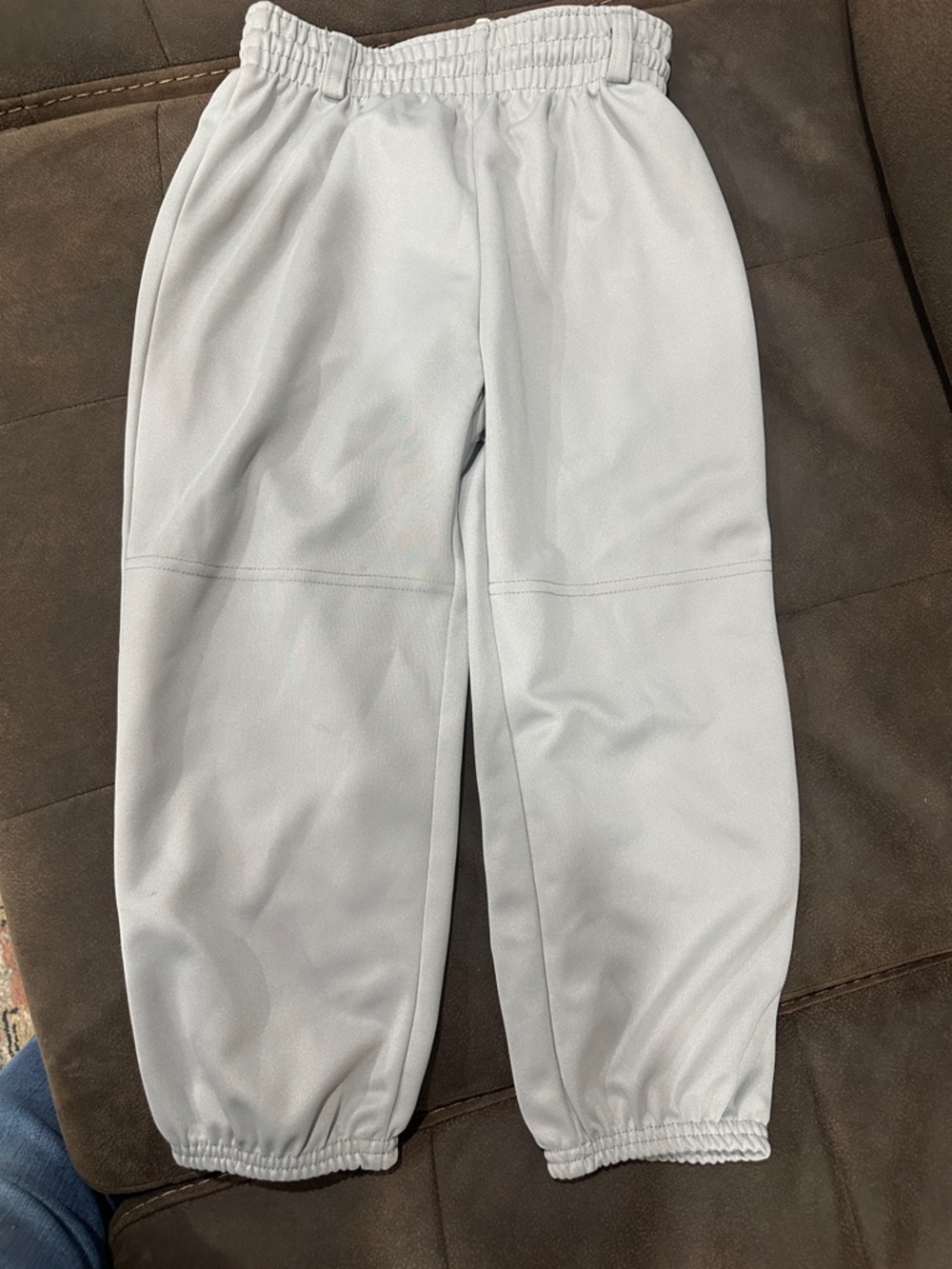 Athletic Works Light Gray Kids Sweatpants with Elastic Waist